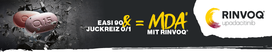 EASI 90 und Juckreiz 0/1 = MDA[#] mit Rinvoq