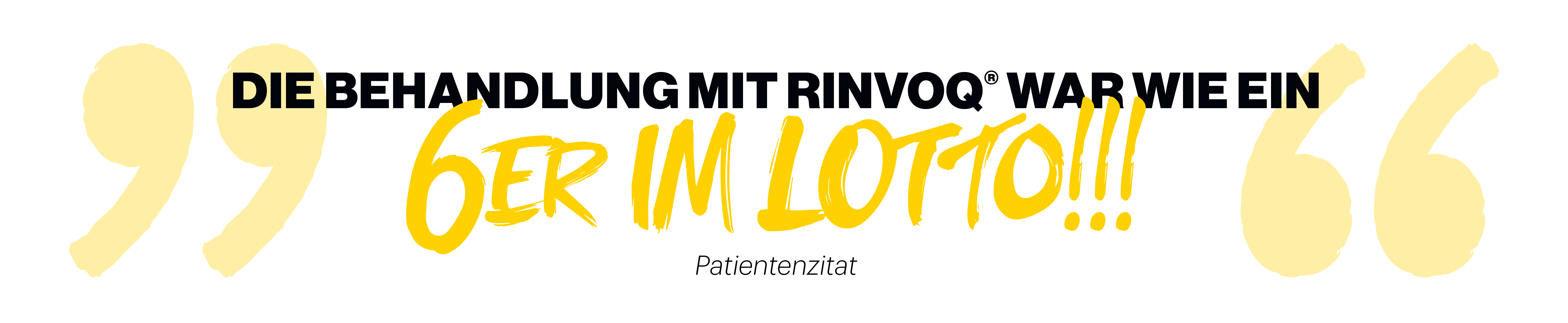 Die Behandlung mit RINVOQ® war wie ein 6er im Lotto!!!